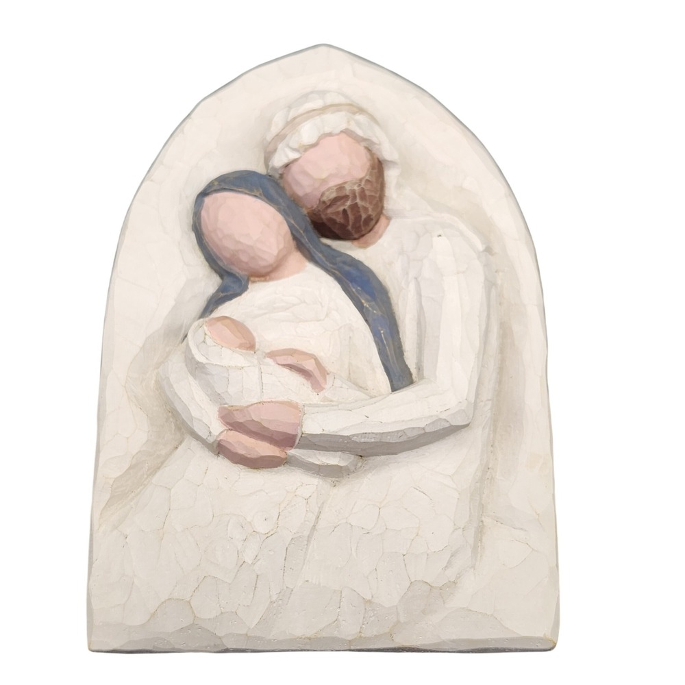 Willow Tree The Holy Family Wall Plaque Susan Lordi Demdaco 2002 Nativity Decor